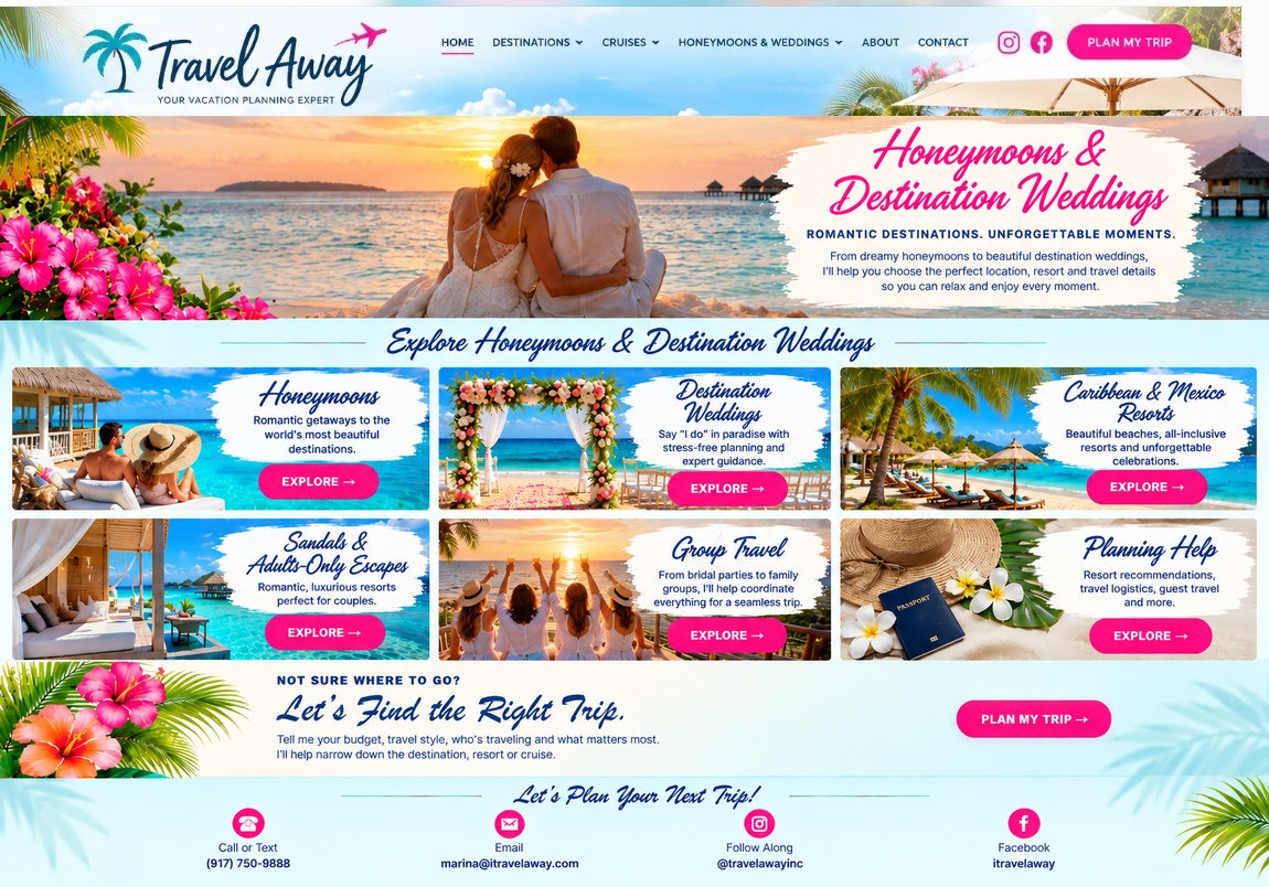 Travel Away Honeymoons and Destination Weddings